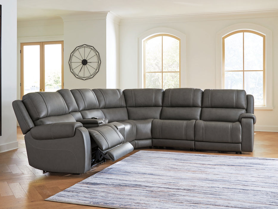 5Z - Pittson Power Reclining Sectional - Dimensional Outlet Furniture (Oakland, CA)