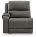 5Z - Pittson Power Reclining Sectional Loveseat with Console - Dimensional Outlet Furniture (Oakland, CA)
