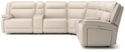 Double Deal Reclining Sectional with 2 Consoles - Dimensional Outlet Furniture (Oakland, CA)