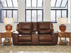 DeepWakes Power Reclining Loveseat with Console - Dimensional Outlet Furniture (Oakland, CA)