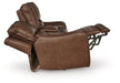DeepWakes Power Reclining Loveseat with Console - Dimensional Outlet Furniture (Oakland, CA)