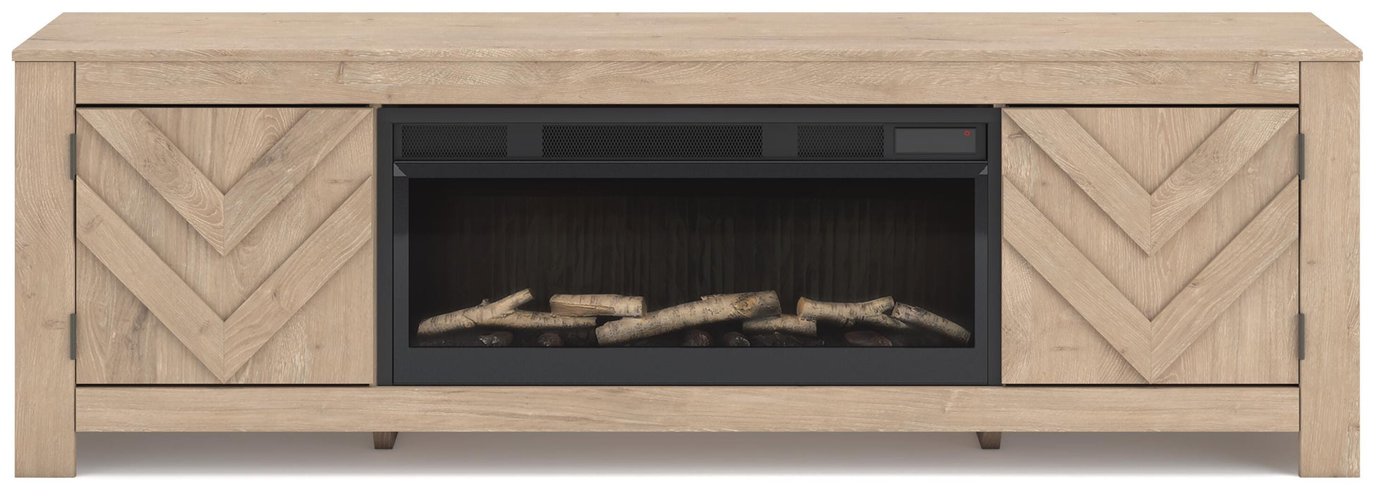 Cayboni 71" TV Stand with Electric Fireplace - Dimensional Outlet Furniture (Oakland, CA)