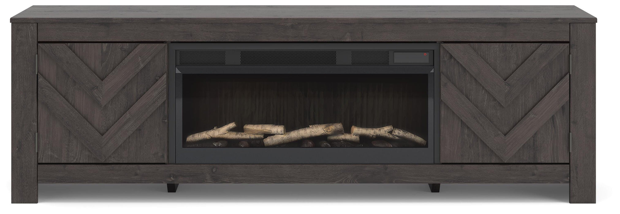 Cayboni 71" TV Stand with Electric Fireplace - Dimensional Outlet Furniture (Oakland, CA)