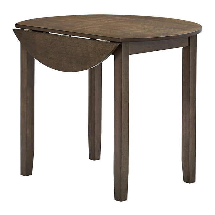 Round Dining Table w/Drop Leaf