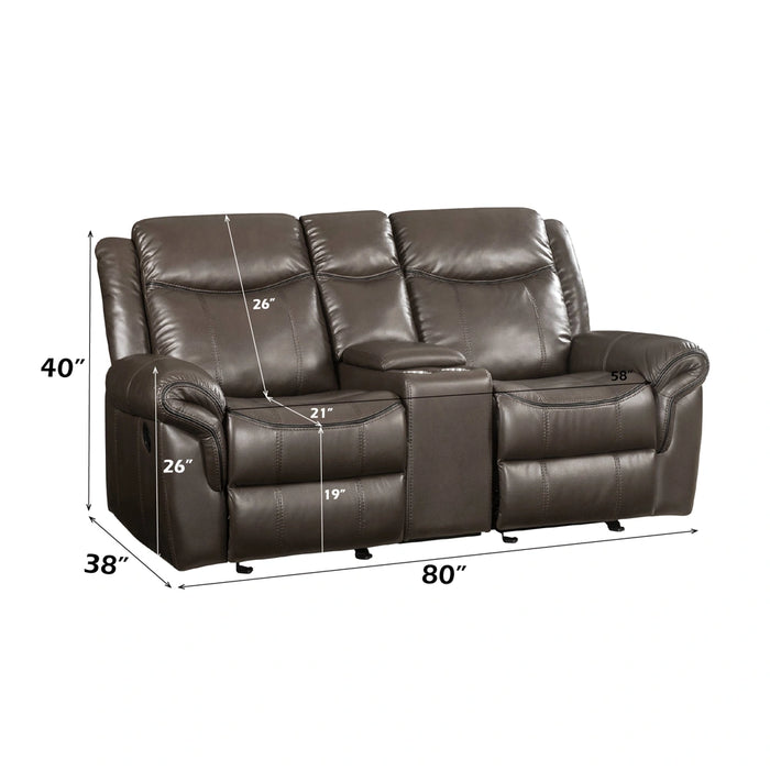 Motion Loveseat w/USB Port & Console