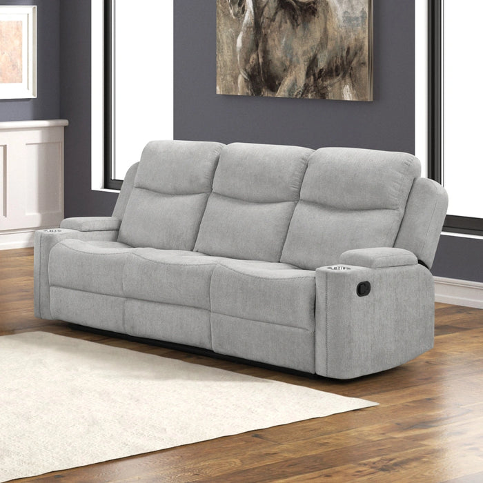 Motion Loveseat w/Console & Storage Arm