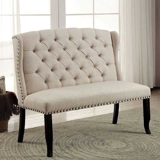 Sania 7 Pc Dining Table Set Solid Wood - Dimensional Outlet Furniture (Oakland, CA)