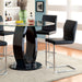 LODIA II Black Round Counter Ht. Table - Dimensional Outlet Furniture (Oakland, CA)
