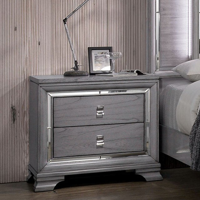 Alanis Light Gray Night Stand image