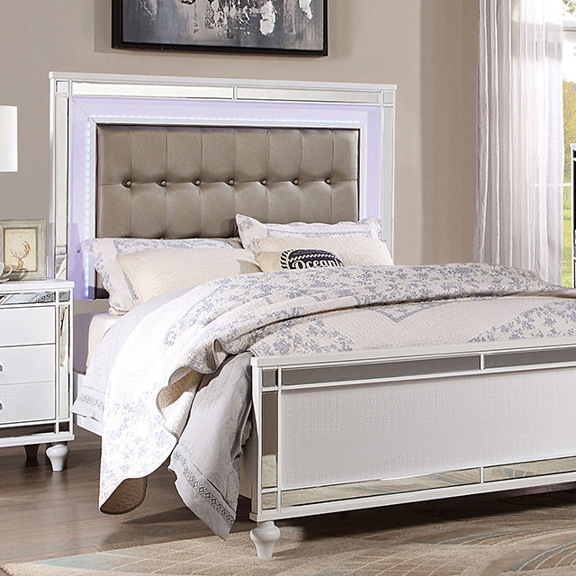 Brachium Queen Bedroom Set Silver - Dimensional Outlet Furniture (Oakland, CA)
