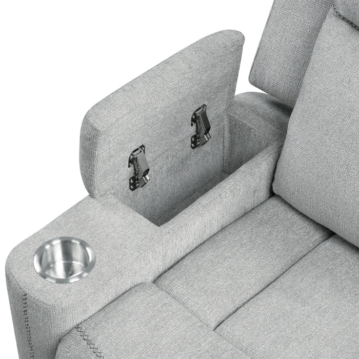 Motion Glider Recliner w/Storage Arm