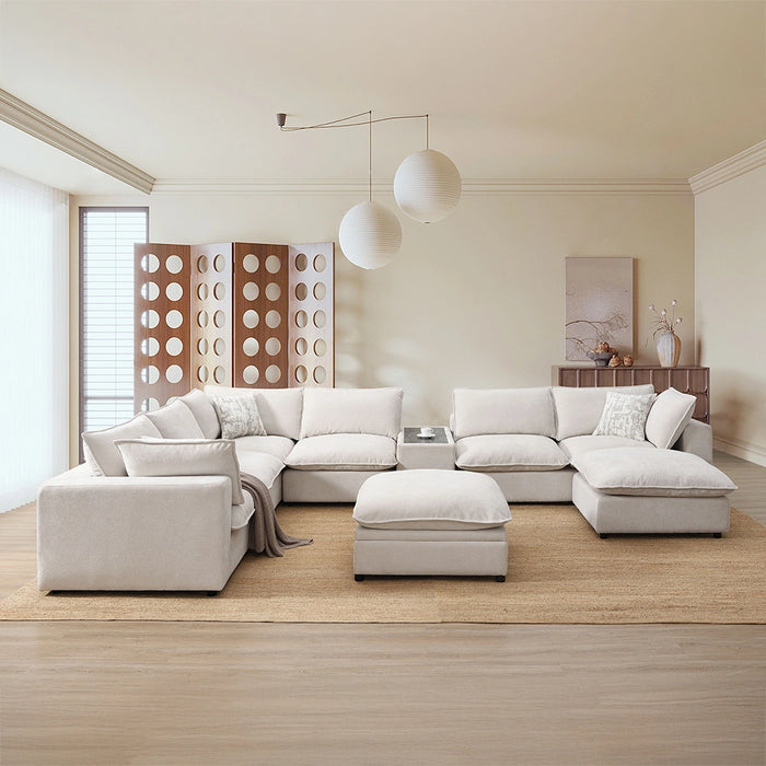 Modular RF Loveseat w/2 Pillows
