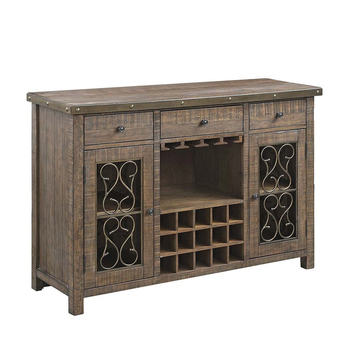Server w/Cup Holder & Wine Rack