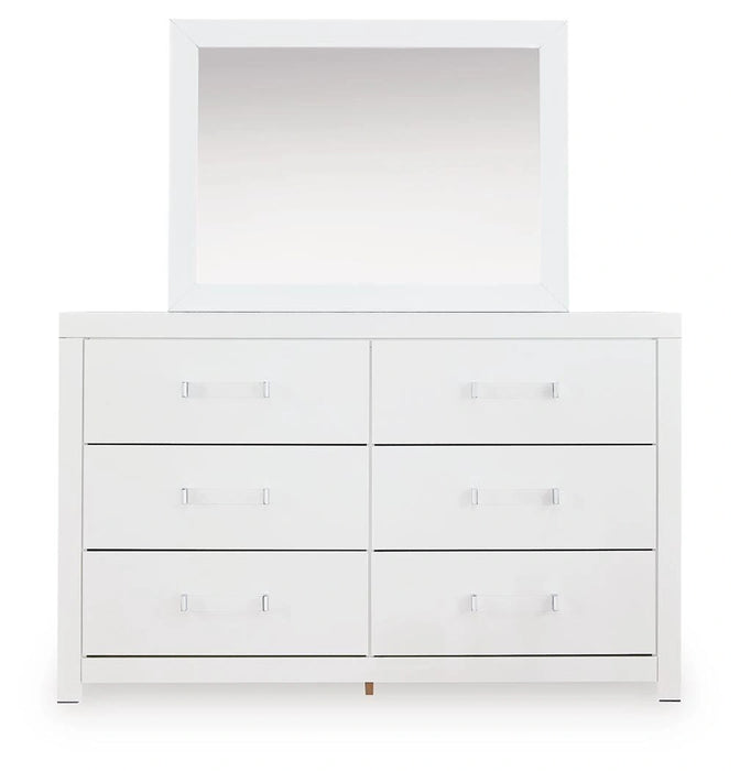 Maeling Dresser and Mirror - Dimensional Outlet Furniture (Oakland, CA)