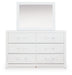 Maeling Dresser and Mirror - Dimensional Outlet Furniture (Oakland, CA)
