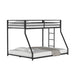 Rothwell Metal Bunk Bed Twin/ Full - Dimensional Outlet Furniture (Oakland, CA)