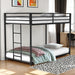 Rothwell Metal Bunk Bed Twin/ Full - Dimensional Outlet Furniture (Oakland, CA)