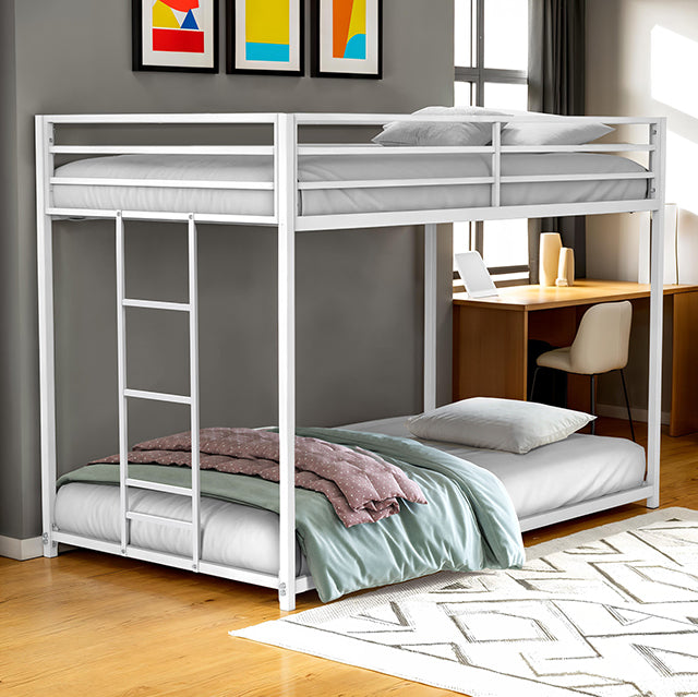 Rothwell Metal Bunk Bed Twin/ Full - Dimensional Outlet Furniture (Oakland, CA)