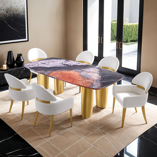 Northolt 7 Pc Dining Table Set - Dimensional Outlet Furniture (Oakland, CA)