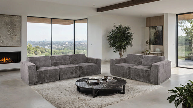 Kimara Loveseat (Compressed Foam) - Dimensional Outlet Furniture (Oakland, CA)