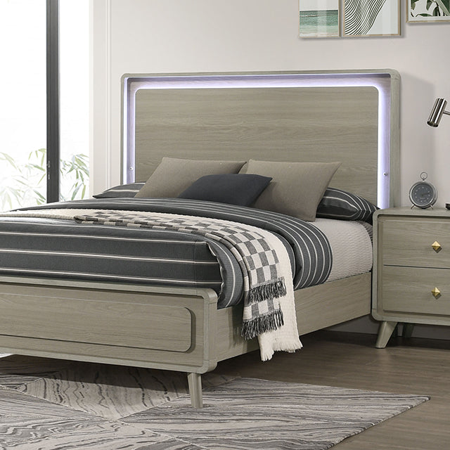 Rainier Queen Bedroom Set Gray - Dimensional Outlet Furniture (Oakland, CA)