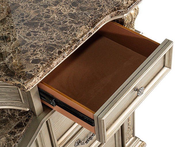Fromberg Dresser w/ Marble Top - Dimensional Outlet Furniture (Oakland, CA)