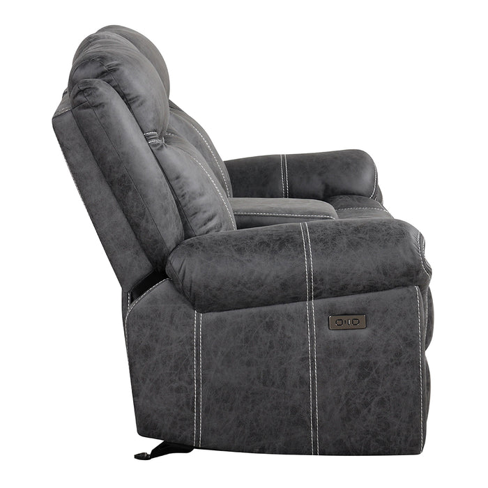 Power Motion Glider Loveseat w/USB Port