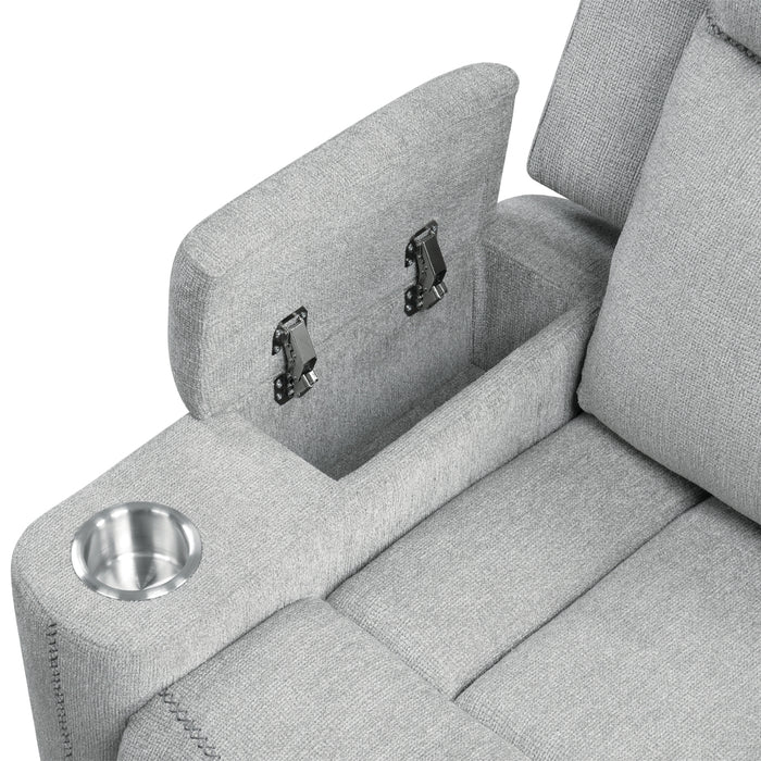 Motion Glider Recliner w/Storage Arm