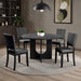 Oberto 5 Pc Round Dining Table Set - Dimensional Outlet Furniture (Oakland, CA)