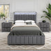 Farese Queen Bed w/ 2 Nightstands - Dimensional Outlet Furniture (Oakland, CA)