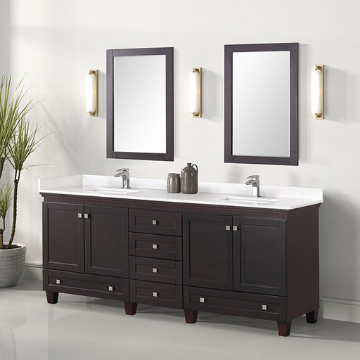 Oliva Vanity Set w/ Mirror - Dimensional Outlet Furniture (Oakland, CA)