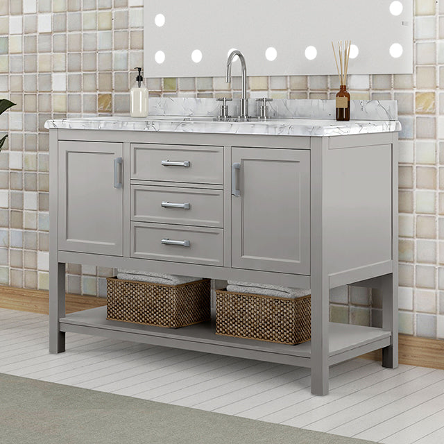 Reston Vanity with Top/ Sink - Dimensional Outlet Furniture (Oakland, CA)
